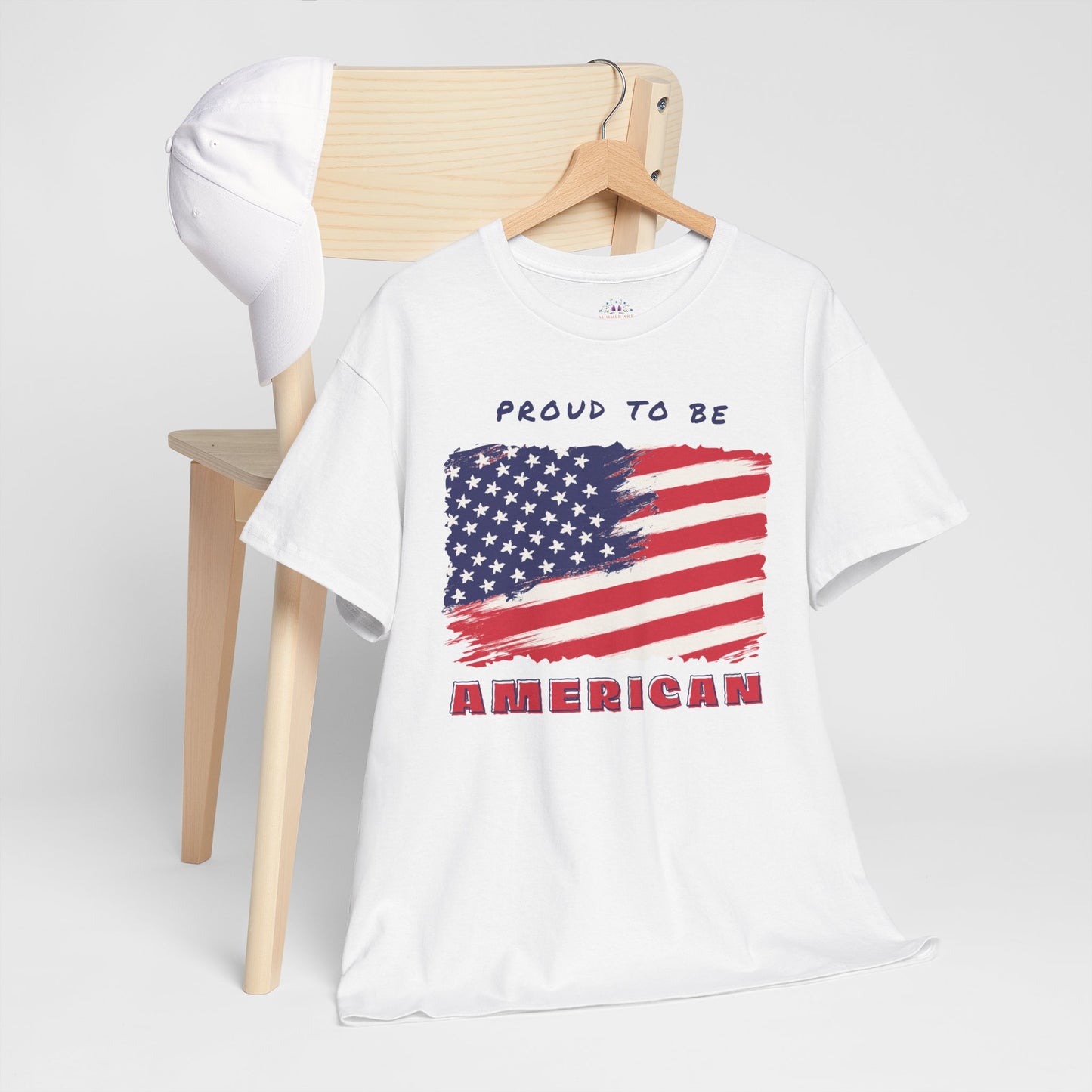 Proud to be American T-Shirt - USA Patriotic Tee USA, Flag Independence Day 4thOfJuly