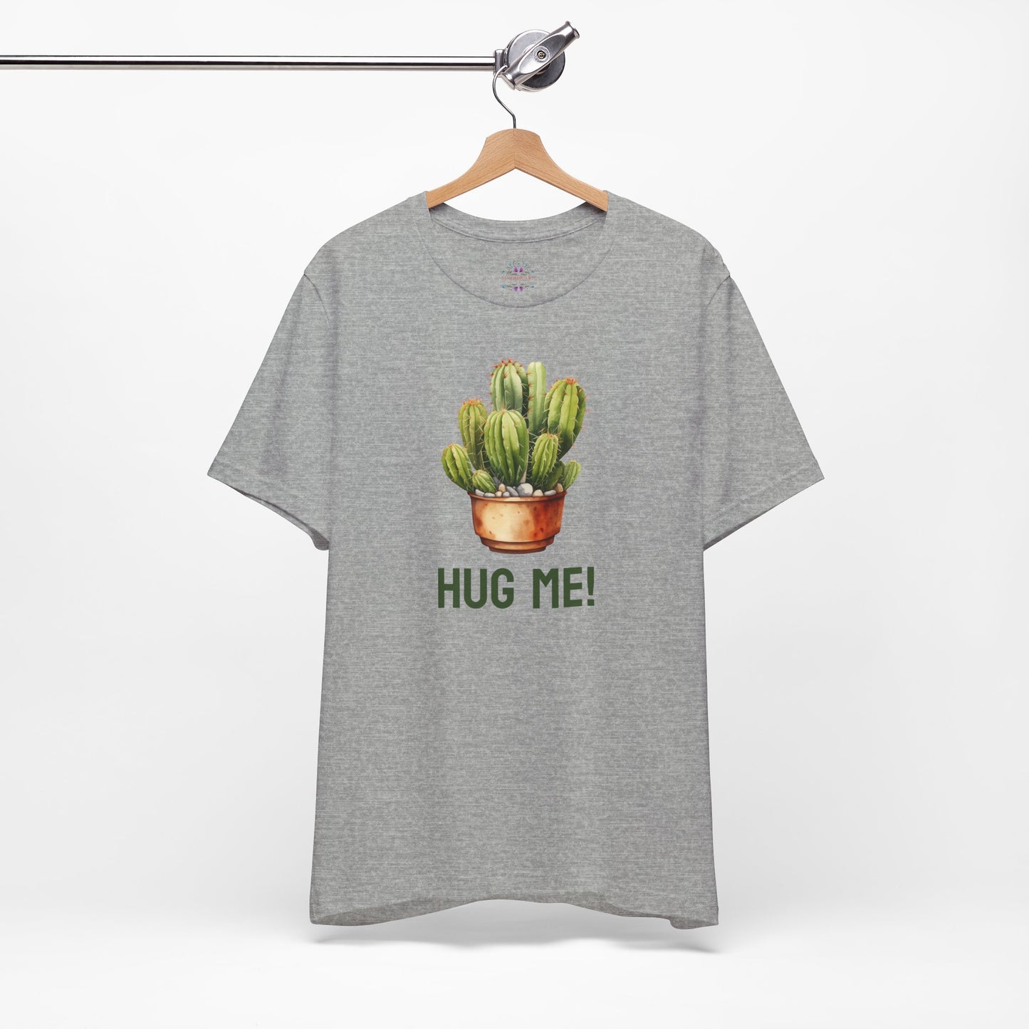 Cactus Tshirt, Succulent Tee, Plant Lover Shirt, Desert Graphic Top, Botanical Print Clothing, Hug me shirt for Friend, Attitude shirt