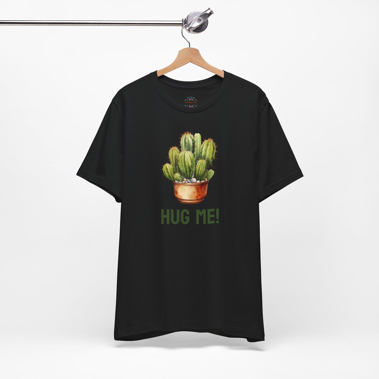Cactus Tshirt, Succulent Tee, Plant Lover Shirt, Desert Graphic Top, Botanical Print Clothing, Hug me shirt for Friend, Attitude shirt