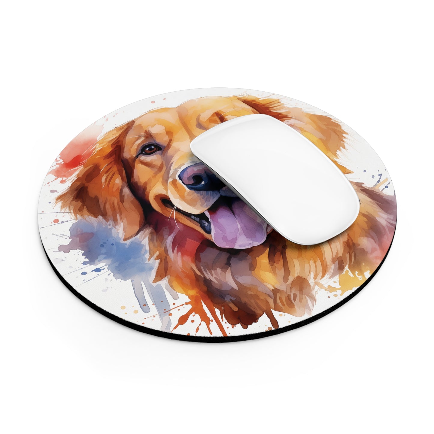 Golden Retriever Dog Mouse Pad- Pet Lovers Gift, Desk Accessory, Computer mouse pad, Gaming mouse pad, Retriever Dog