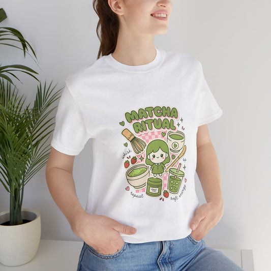 Matcha Ritual Tee | matcha aesthetic, cafe girl graphic