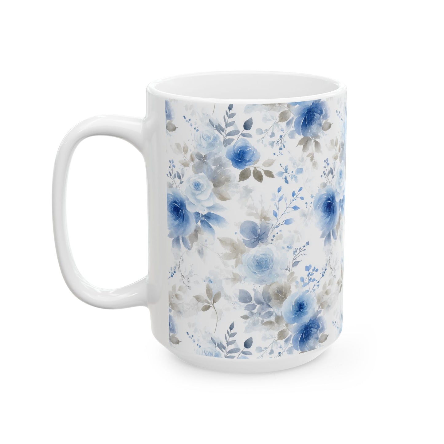 Elegant Floral Ceramic Mug, Ideal for Gifts, Home Decor, Coffee Lovers, Mother's Day, Wedding Favors