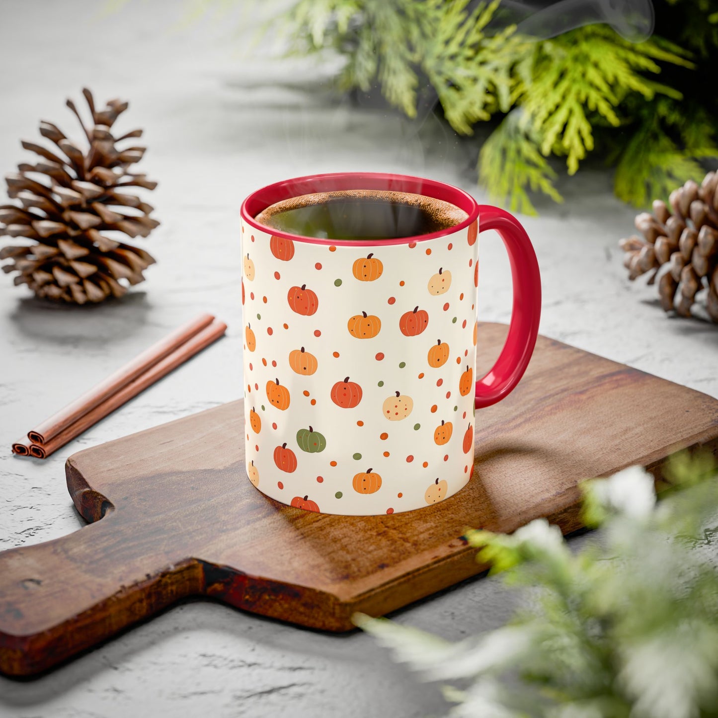 Pumpkin Coffee Mug – Halloween Cup, Fall Drinkware, Autumn Gift for Her & Friends, Festive Coffee Drink Mug, Fall-Themed Kitchen