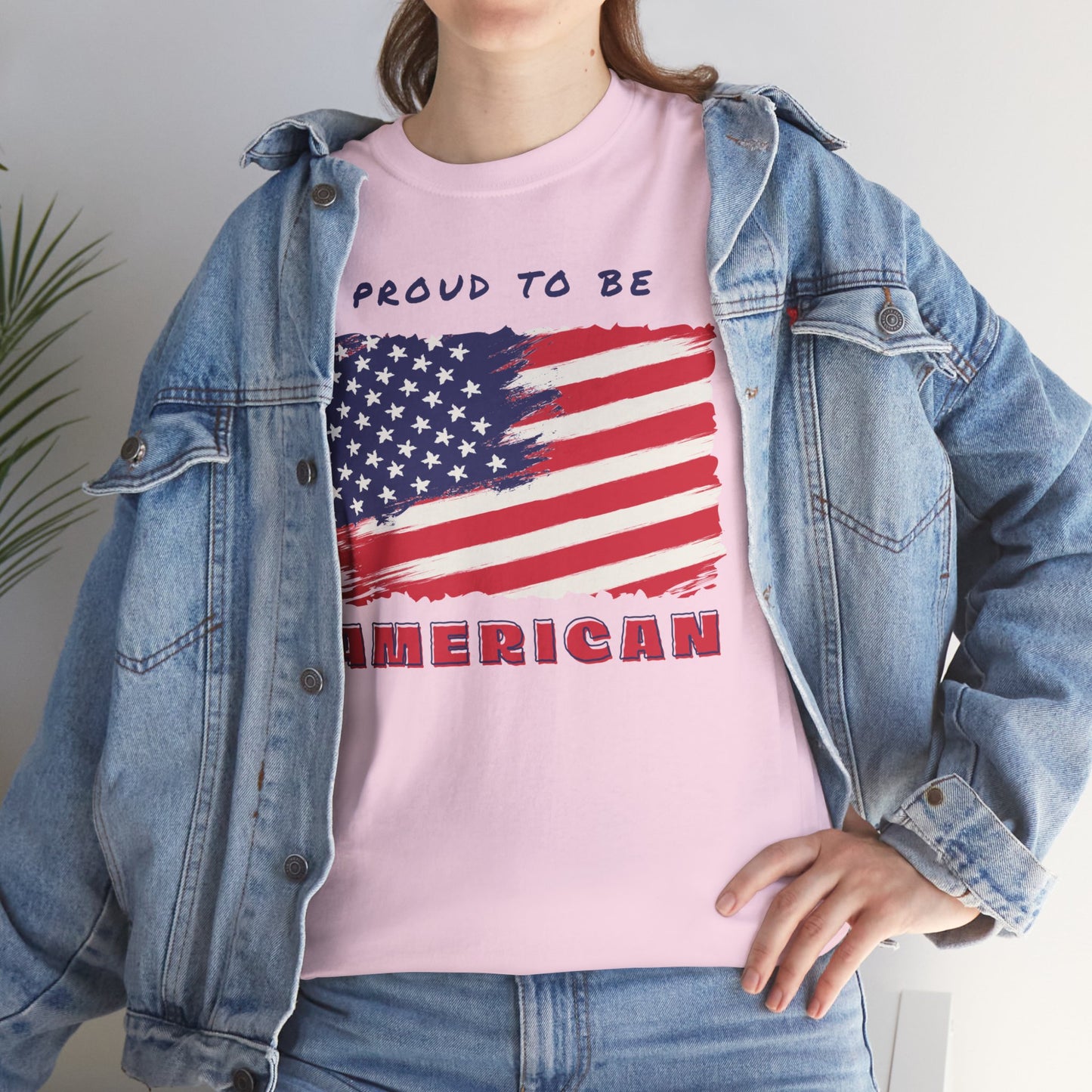 Proud to be American T-Shirt - USA Patriotic Tee USA, Flag Independence Day 4thOfJuly