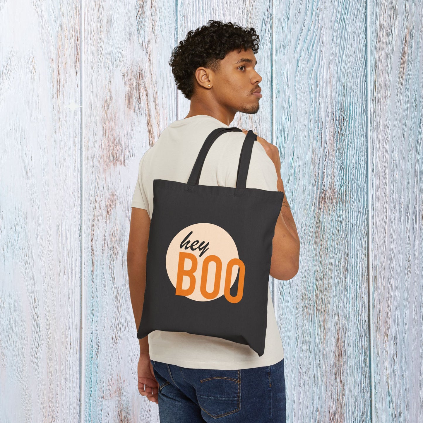 Halloween Tote Bag Trick or Treat Candy Halloween Fall Gift Tote Bag, Shoulder Shopping Bag for Him Her, Scarry Cuteness Pumpkin Tote