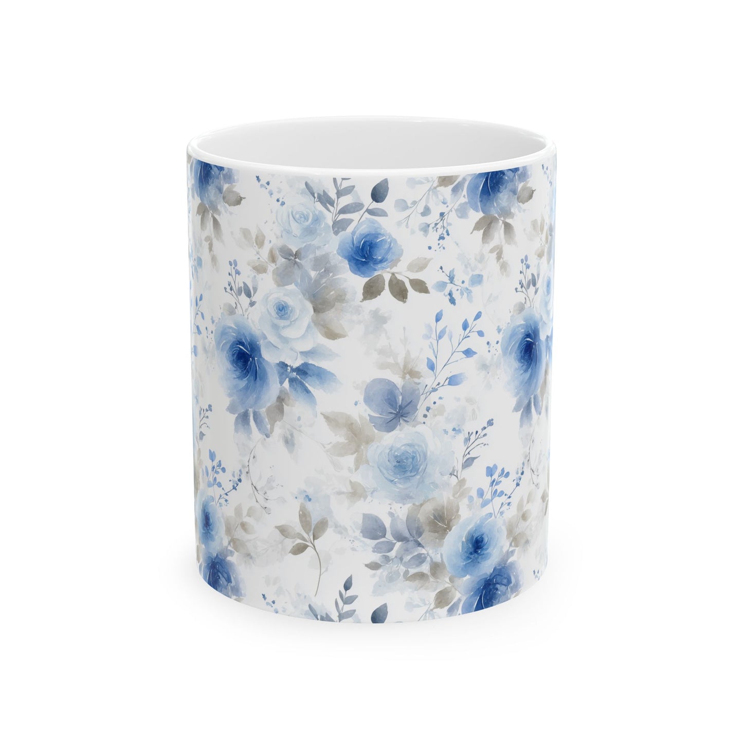 Elegant Floral Ceramic Mug, Ideal for Gifts, Home Decor, Coffee Lovers, Mother's Day, Wedding Favors