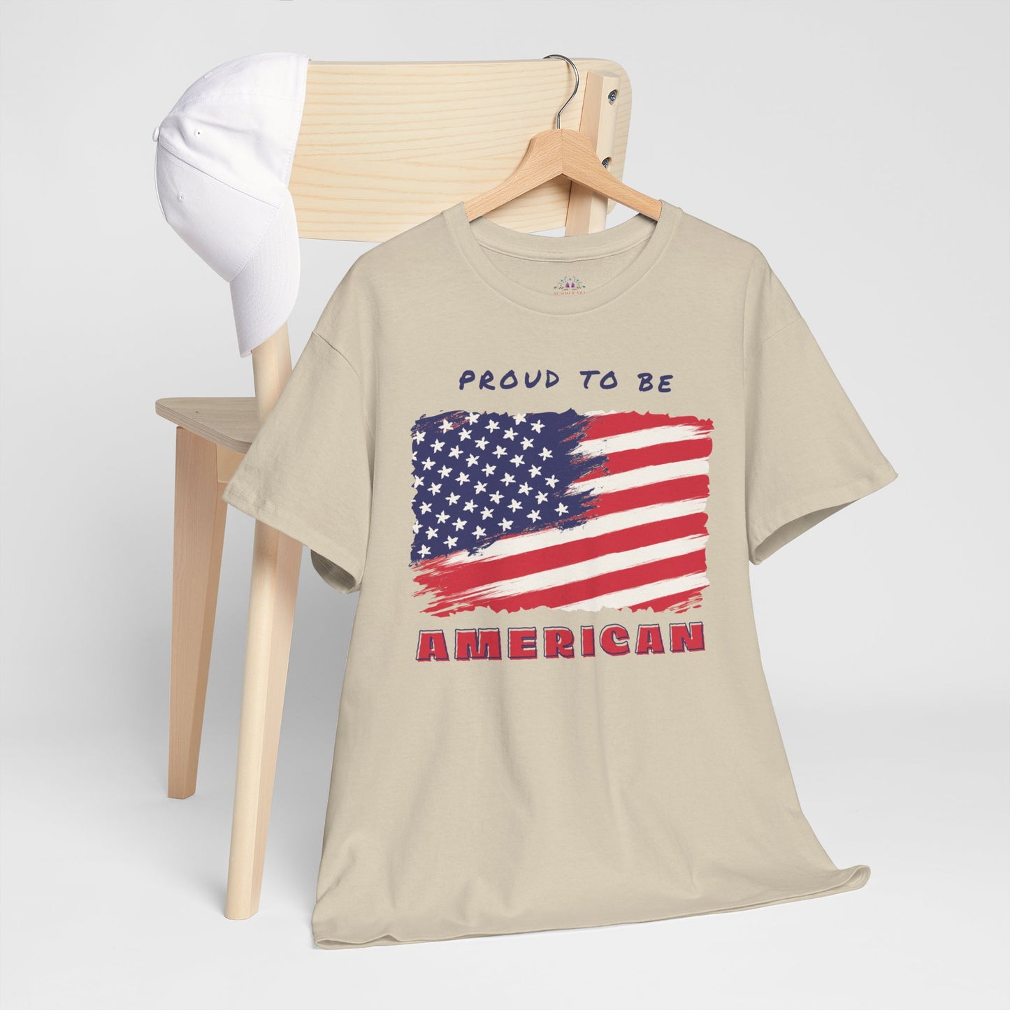 Proud to be American T-Shirt - USA Patriotic Tee USA, Flag Independence Day 4thOfJuly