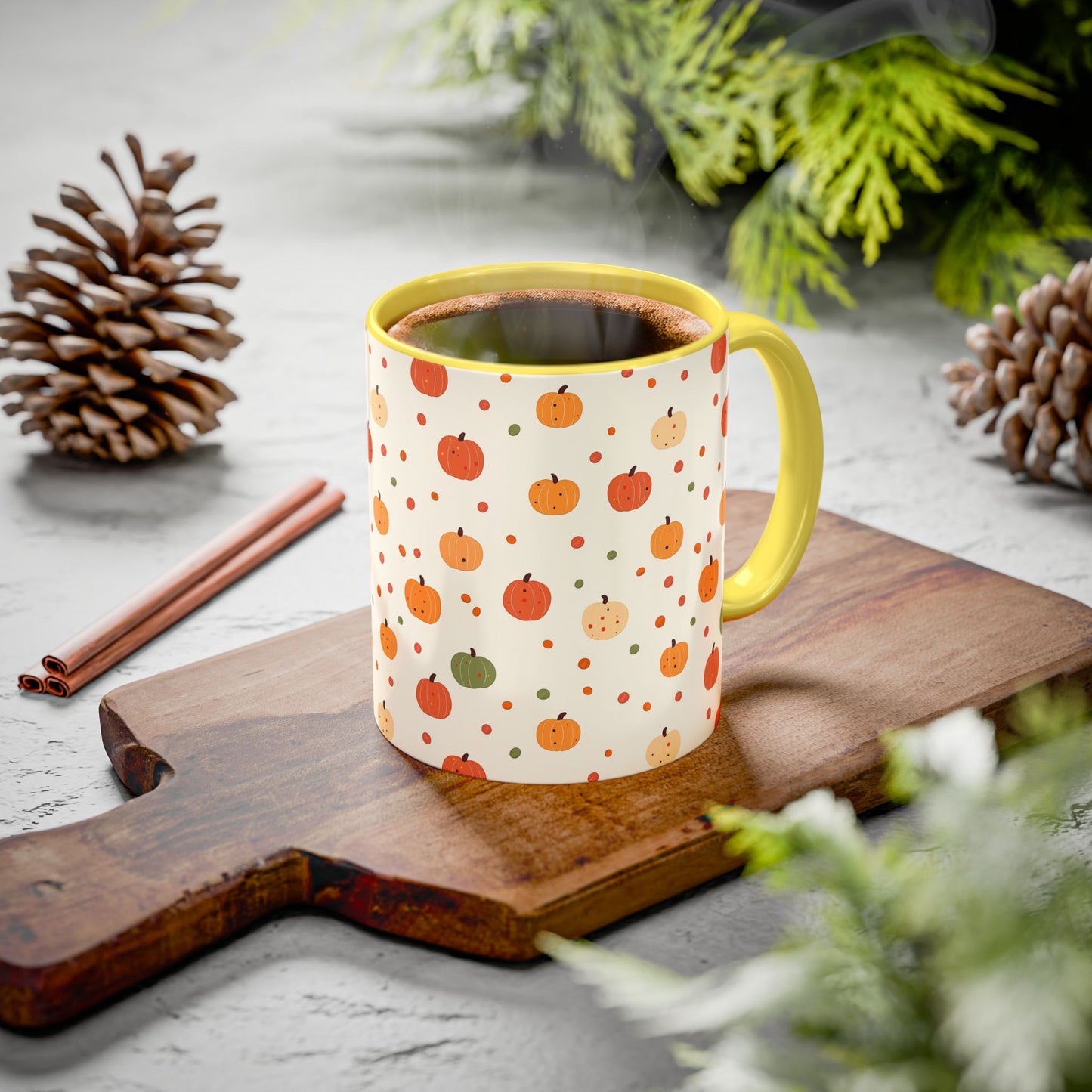 Pumpkin Coffee Mug – Halloween Cup, Fall Drinkware, Autumn Gift for Her & Friends, Festive Coffee Drink Mug, Fall-Themed Kitchen