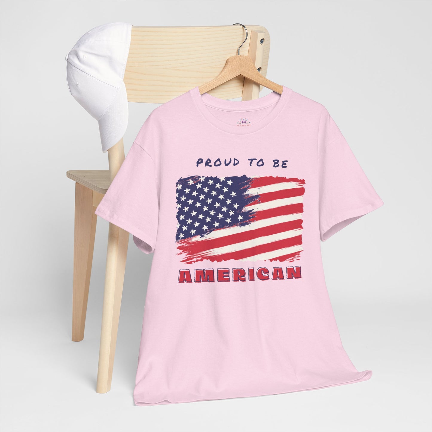 Proud to be American T-Shirt - USA Patriotic Tee USA, Flag Independence Day 4thOfJuly