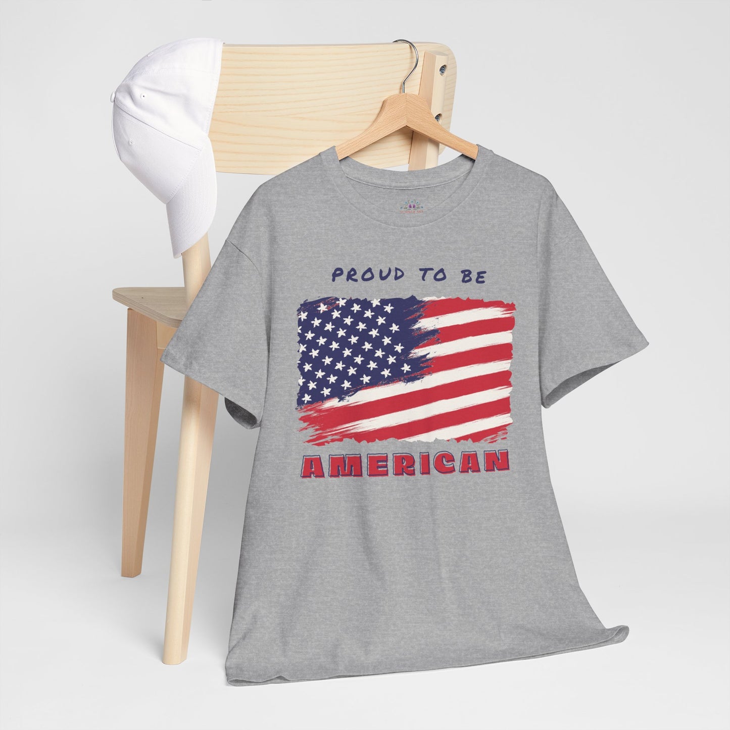 Proud to be American T-Shirt - USA Patriotic Tee USA, Flag Independence Day 4thOfJuly