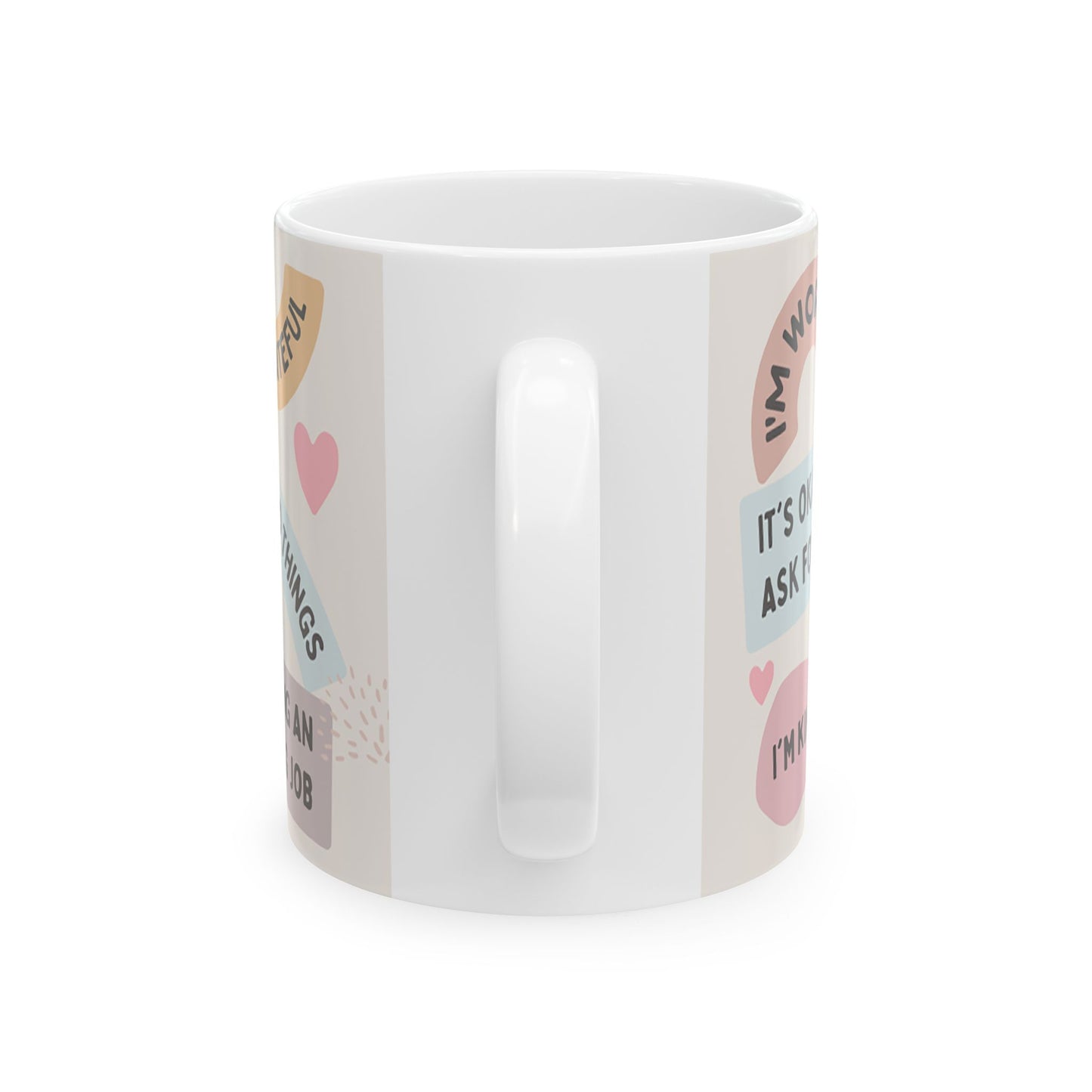 Affirmation Mug- Mental Health, Mindset Quote, Motivational Self Care Mug Everyday Manifest Affirmation Wellbeing Mental Health Gift for Her