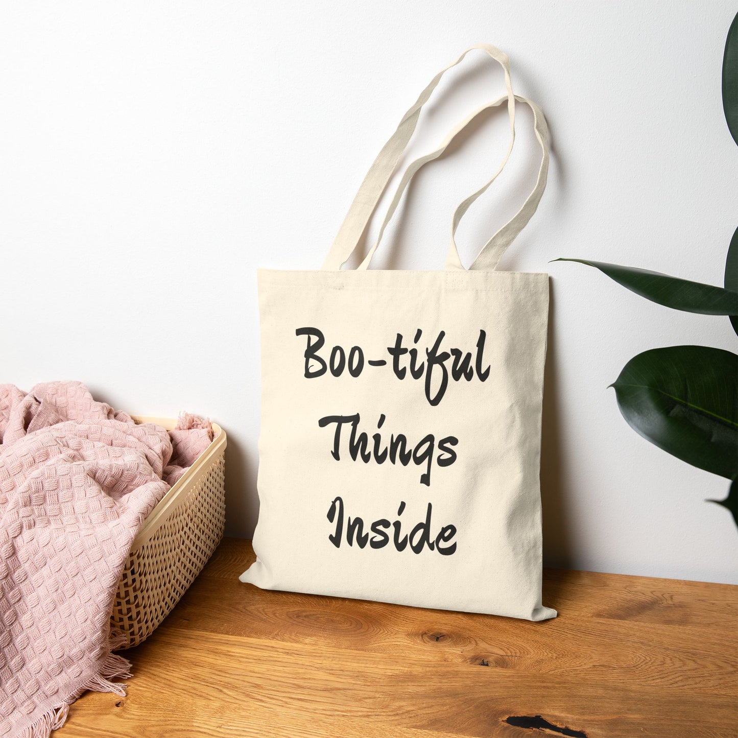 Halloween Tote Bag - Boo-tiful Tote for Trick or Treat, Fall Fashion Gatherings, Pumpkin Spice Lovers, Ghost Bag for Her Eco-Friendly Gift