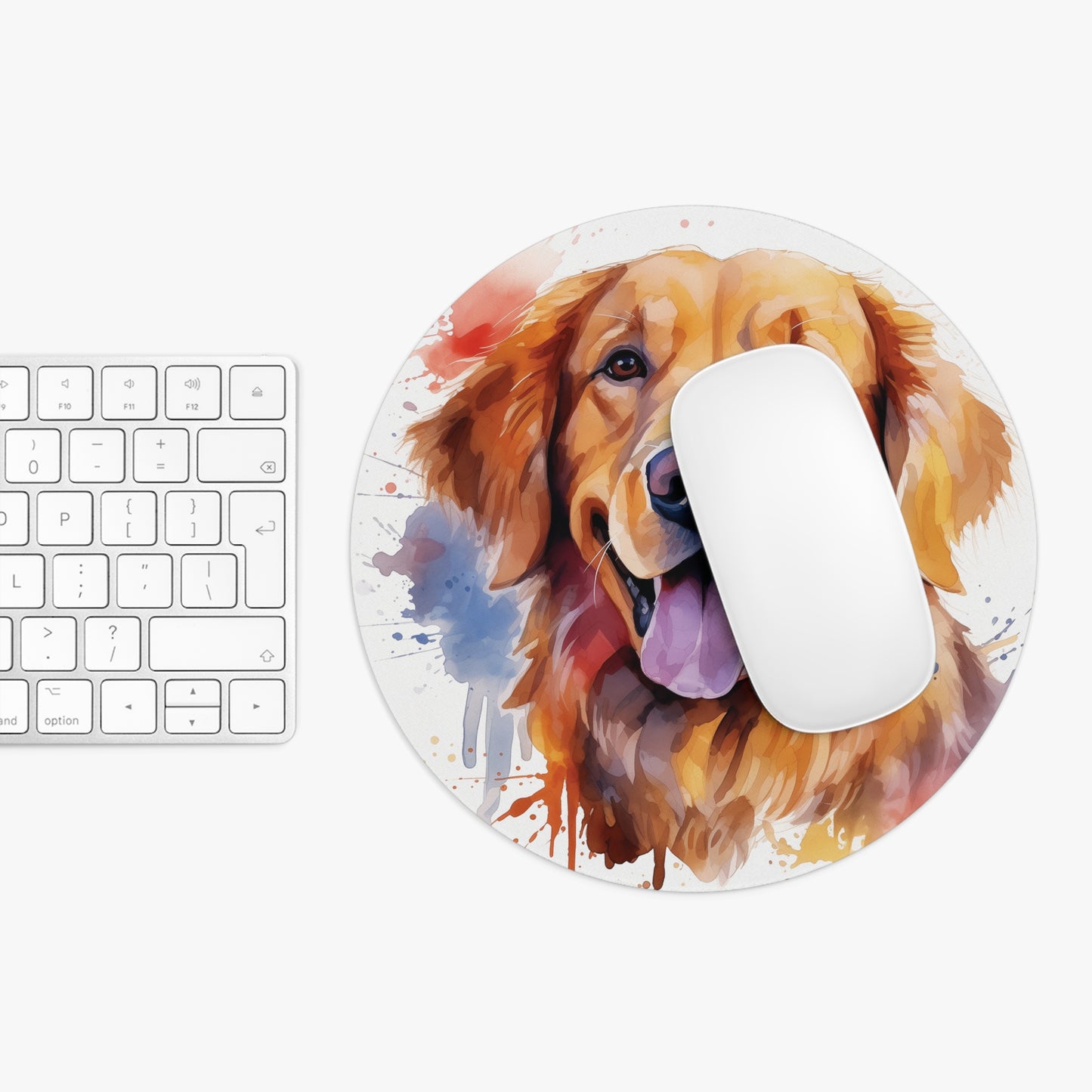 Golden Retriever Dog Mouse Pad- Pet Lovers Gift, Desk Accessory, Computer mouse pad, Gaming mouse pad, Retriever Dog