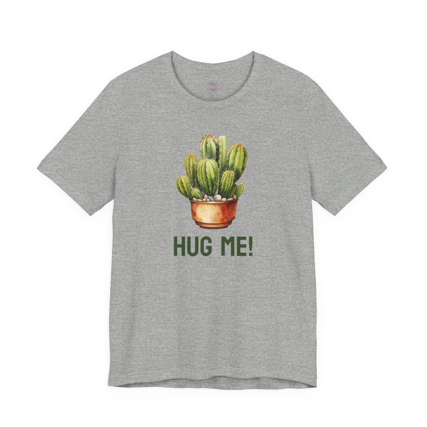 Cactus Tshirt, Succulent Tee, Plant Lover Shirt, Desert Graphic Top, Botanical Print Clothing, Hug me shirt for Friend, Attitude shirt