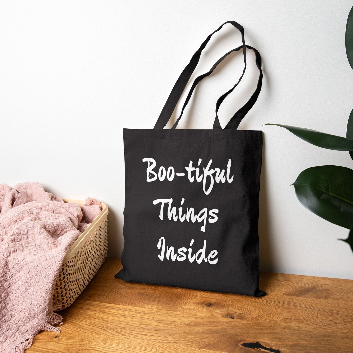 Halloween Tote Bag - Boo-tiful Tote for Trick or Treat, Fall Fashion Gatherings, Pumpkin Spice Lovers, Ghost Bag for Her Eco-Friendly Gift