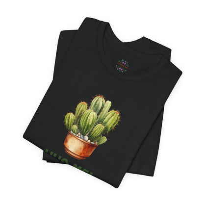 Cactus Tshirt, Succulent Tee, Plant Lover Shirt, Desert Graphic Top, Botanical Print Clothing, Hug me shirt for Friend, Attitude shirt