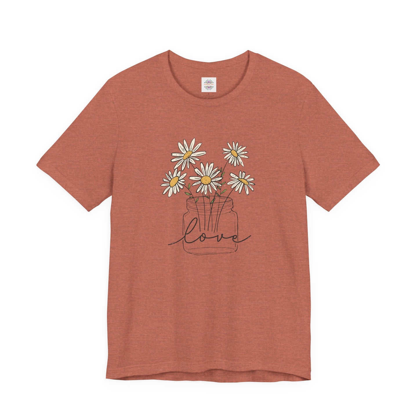 Daisy Floral TShirt, Love gift, Daisy Gifts, Birth Flower Gift, Botanical T-Shirt