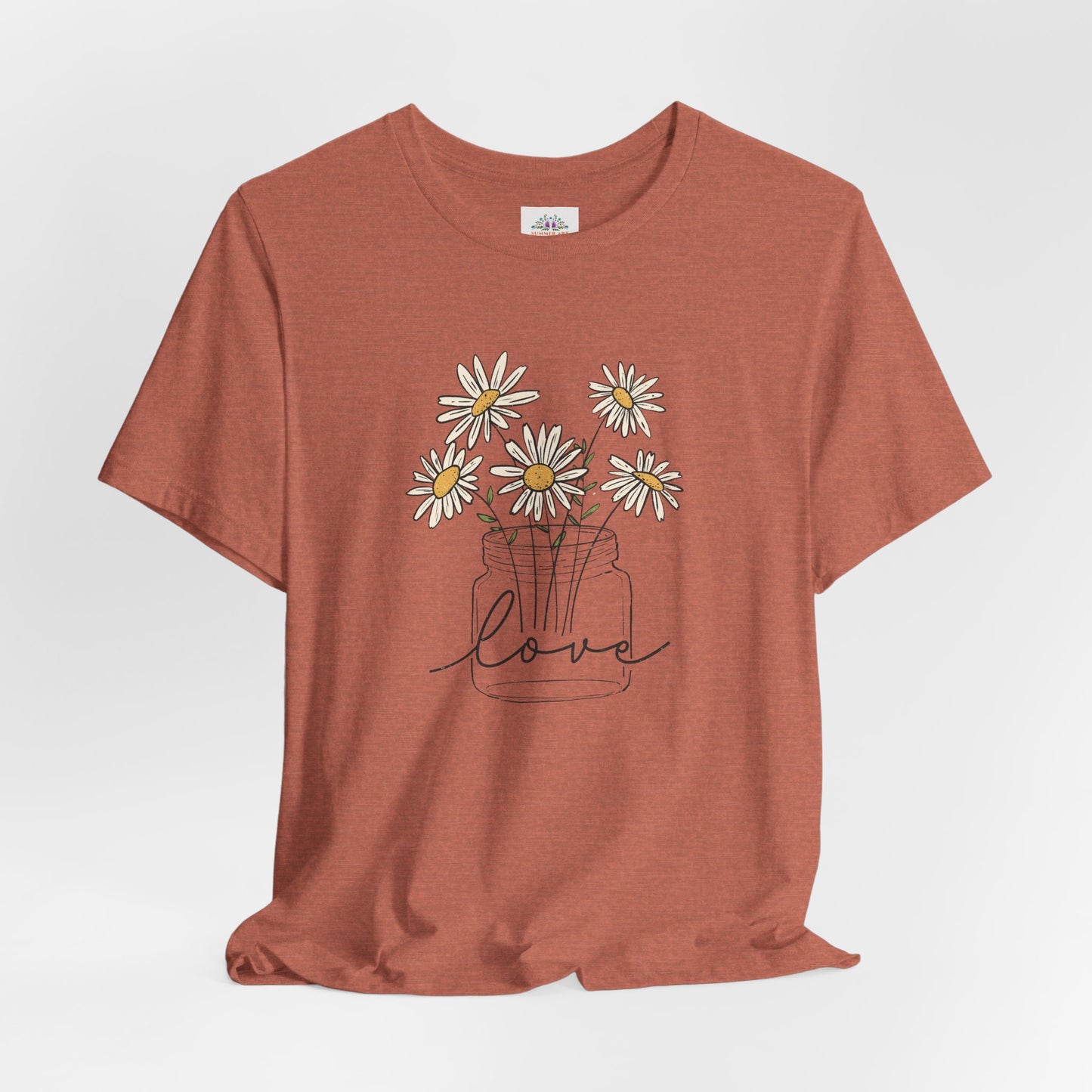 Daisy Floral TShirt, Love gift, Daisy Gifts, Birth Flower Gift, Botanical T-Shirt