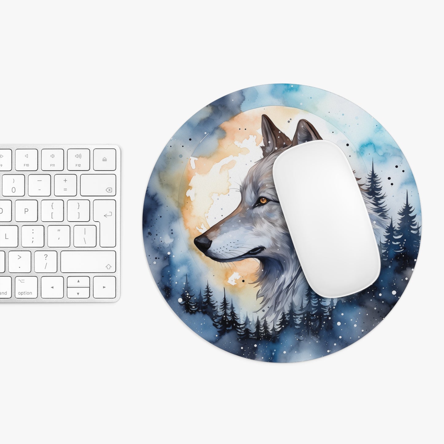 Wolf mouse pad - Gaming mouse pad, PC Computer mouse pad