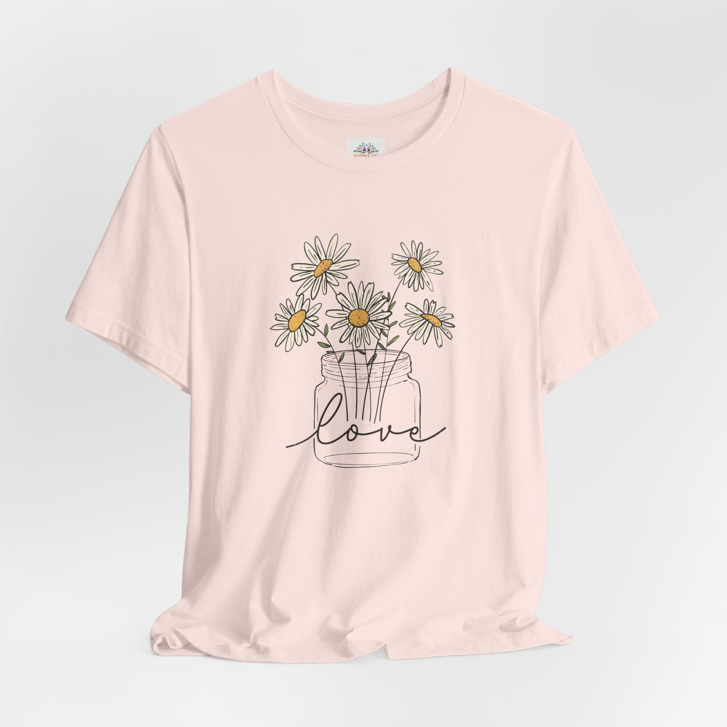 Daisy Floral TShirt, Love gift, Daisy Gifts, Birth Flower Gift, Botanical T-Shirt