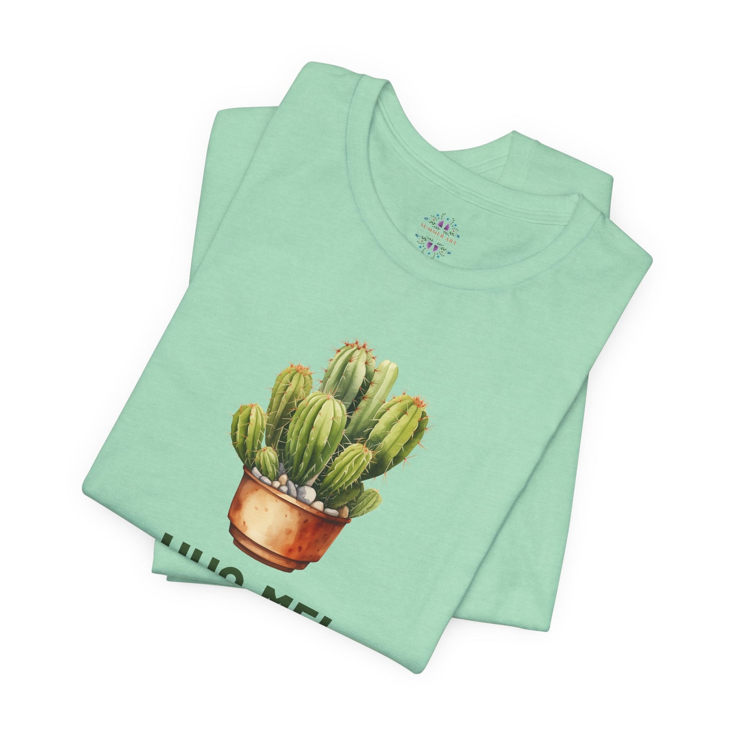 Cactus Tshirt, Succulent Tee, Plant Lover Shirt, Desert Graphic Top, Botanical Print Clothing, Hug me shirt for Friend, Attitude shirt