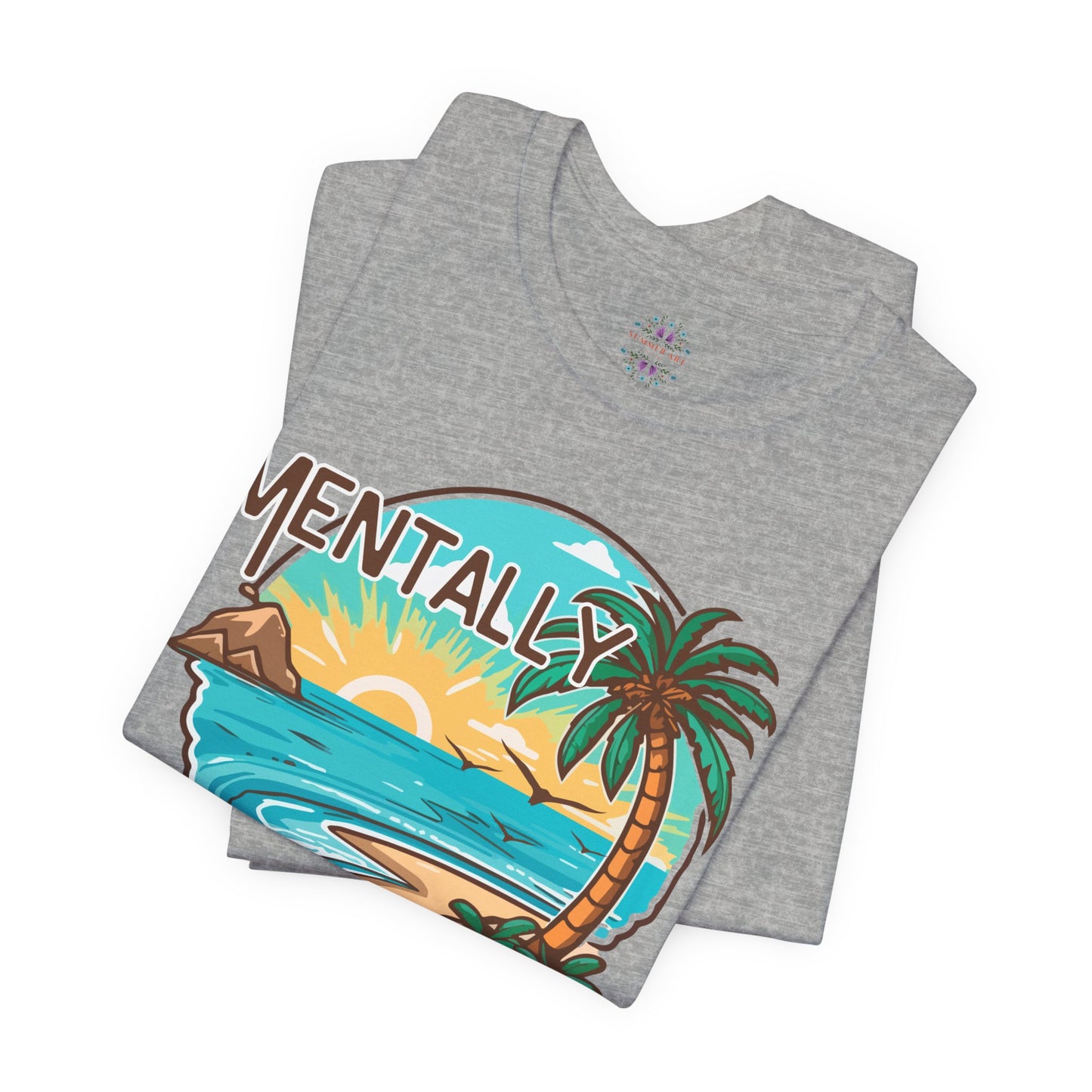 Vacation Shirts Mental Health TShirt - Beach Vibes Tee, Summer Relaxation Vintage T Shirt