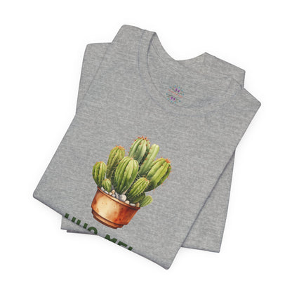 Cactus Tshirt, Succulent Tee, Plant Lover Shirt, Desert Graphic Top, Botanical Print Clothing, Hug me shirt for Friend, Attitude shirt