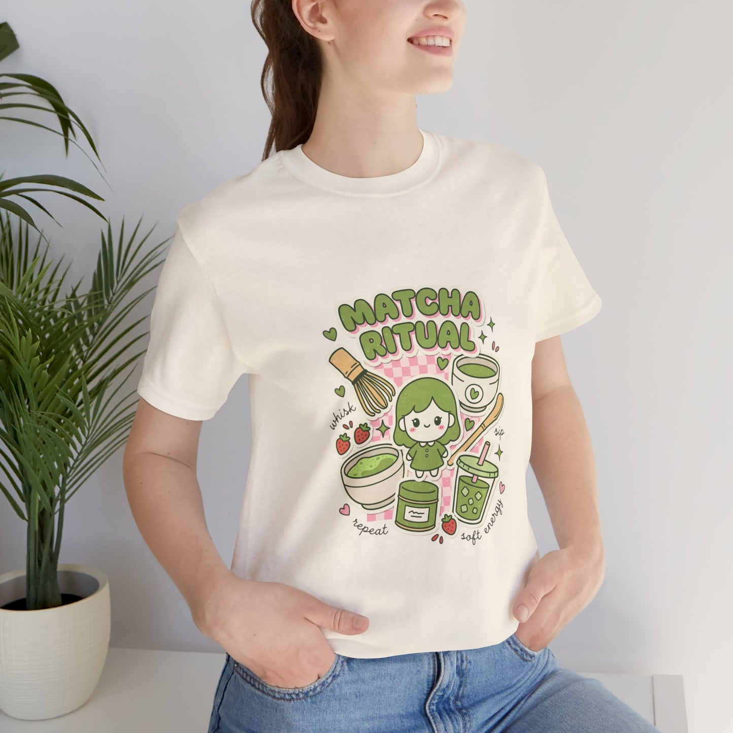 Matcha Ritual Tee | matcha aesthetic, cafe girl graphic
