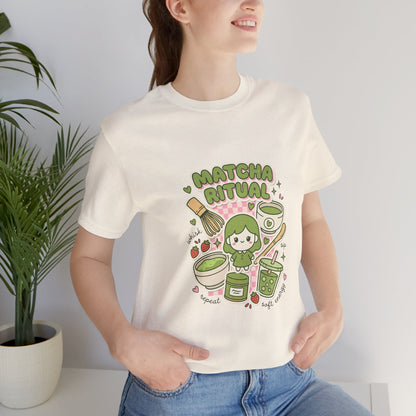 Matcha Ritual Tee | matcha aesthetic, cafe girl graphic