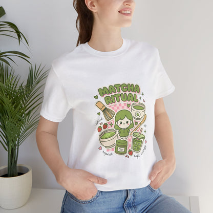 Matcha Ritual Tee | matcha aesthetic, cafe girl graphic