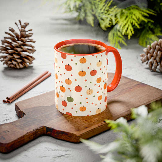Pumpkin Coffee Mug – Halloween Cup, Fall Drinkware, Autumn Gift for Her & Friends, Festive Coffee Drink Mug, Fall-Themed Kitchen