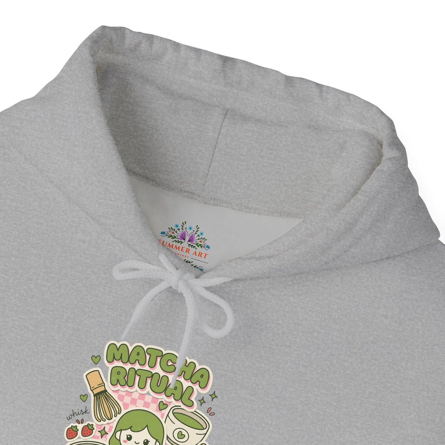 Matcha Cat Latte Hoodie | matcha aesthetic, café girl style