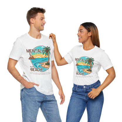 Vacation Shirts Mental Health TShirt - Beach Vibes Tee, Summer Relaxation Vintage T Shirt