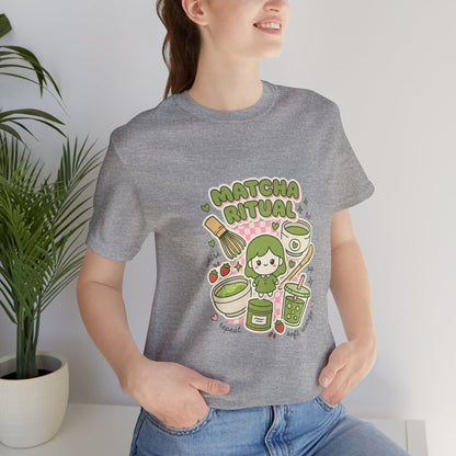 Matcha Ritual Tee | matcha aesthetic, cafe girl graphic