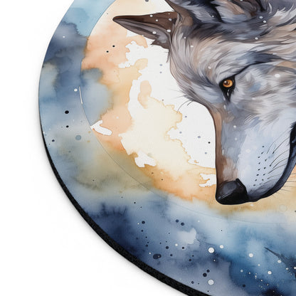 Wolf mouse pad - Gaming mouse pad, PC Computer mouse pad