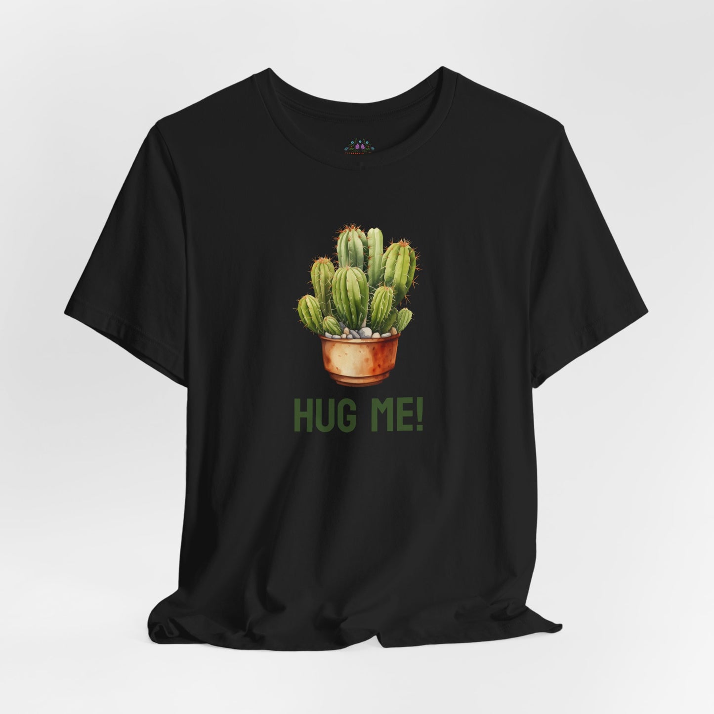 Cactus Tshirt, Succulent Tee, Plant Lover Shirt, Desert Graphic Top, Botanical Print Clothing, Hug me shirt for Friend, Attitude shirt