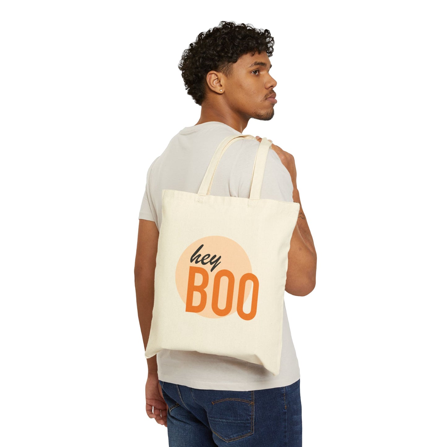 Halloween Tote Bag Trick or Treat Candy Halloween Fall Gift Tote Bag, Shoulder Shopping Bag for Him Her, Scarry Cuteness Pumpkin Tote