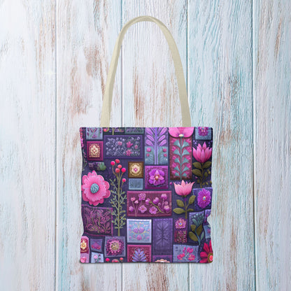 Tote Bag for Book Shopping Bag Gift for Book Lover Wine Lovers Gift for Her Nature Inspired Art Floral Bag Giftful Book Club Purse for Women