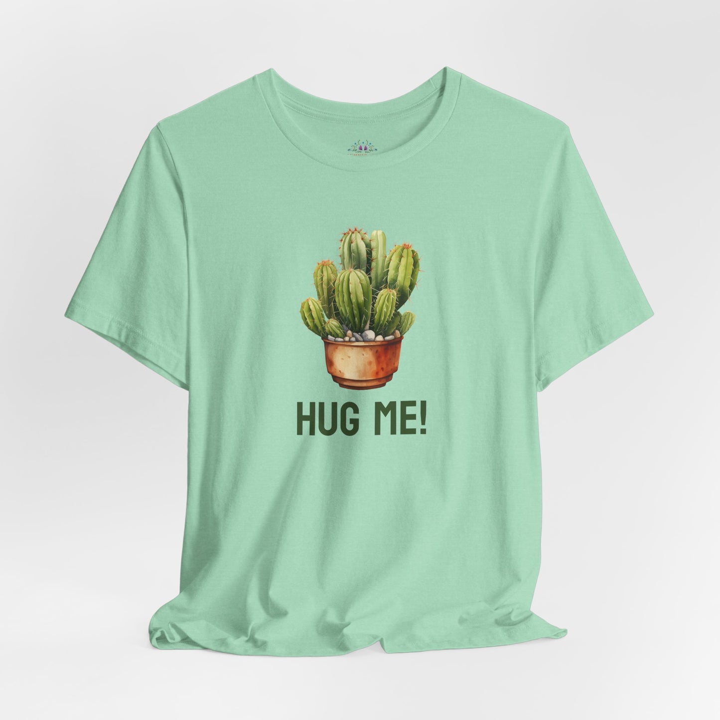 Cactus Tshirt, Succulent Tee, Plant Lover Shirt, Desert Graphic Top, Botanical Print Clothing, Hug me shirt for Friend, Attitude shirt
