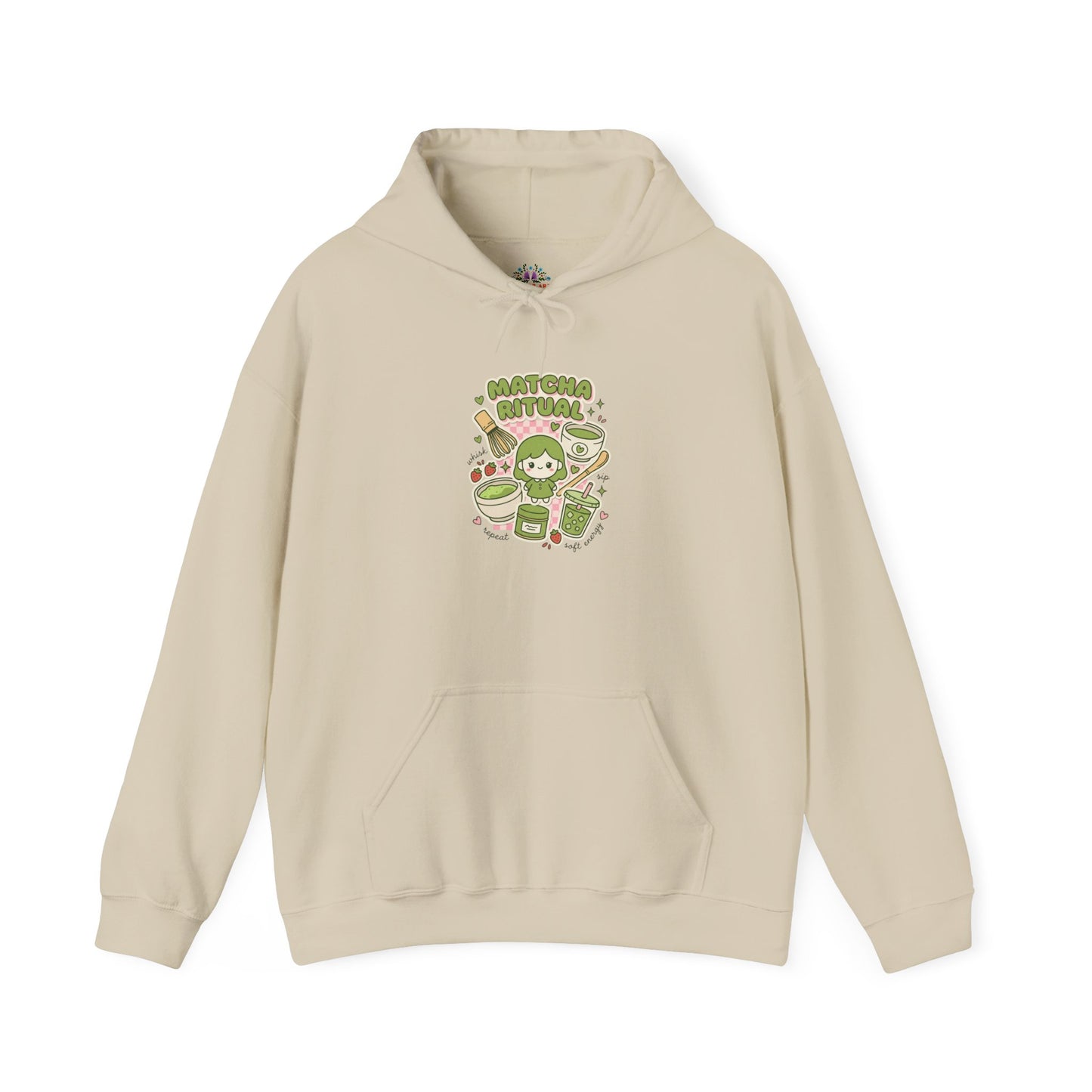 Matcha Cat Latte Hoodie | matcha aesthetic, café girl style