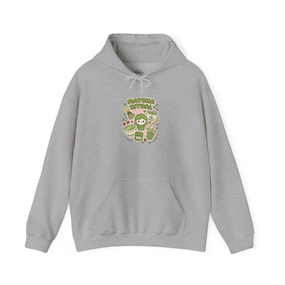 Matcha Cat Latte Hoodie | matcha aesthetic, café girl style