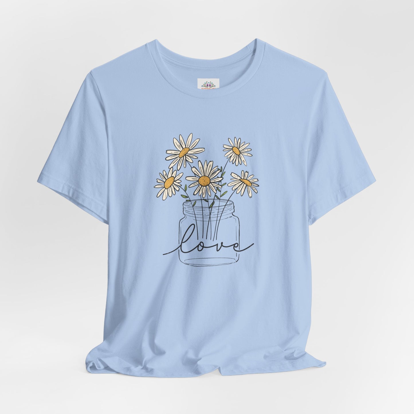Daisy Floral TShirt, Love gift, Daisy Gifts, Birth Flower Gift, Botanical T-Shirt