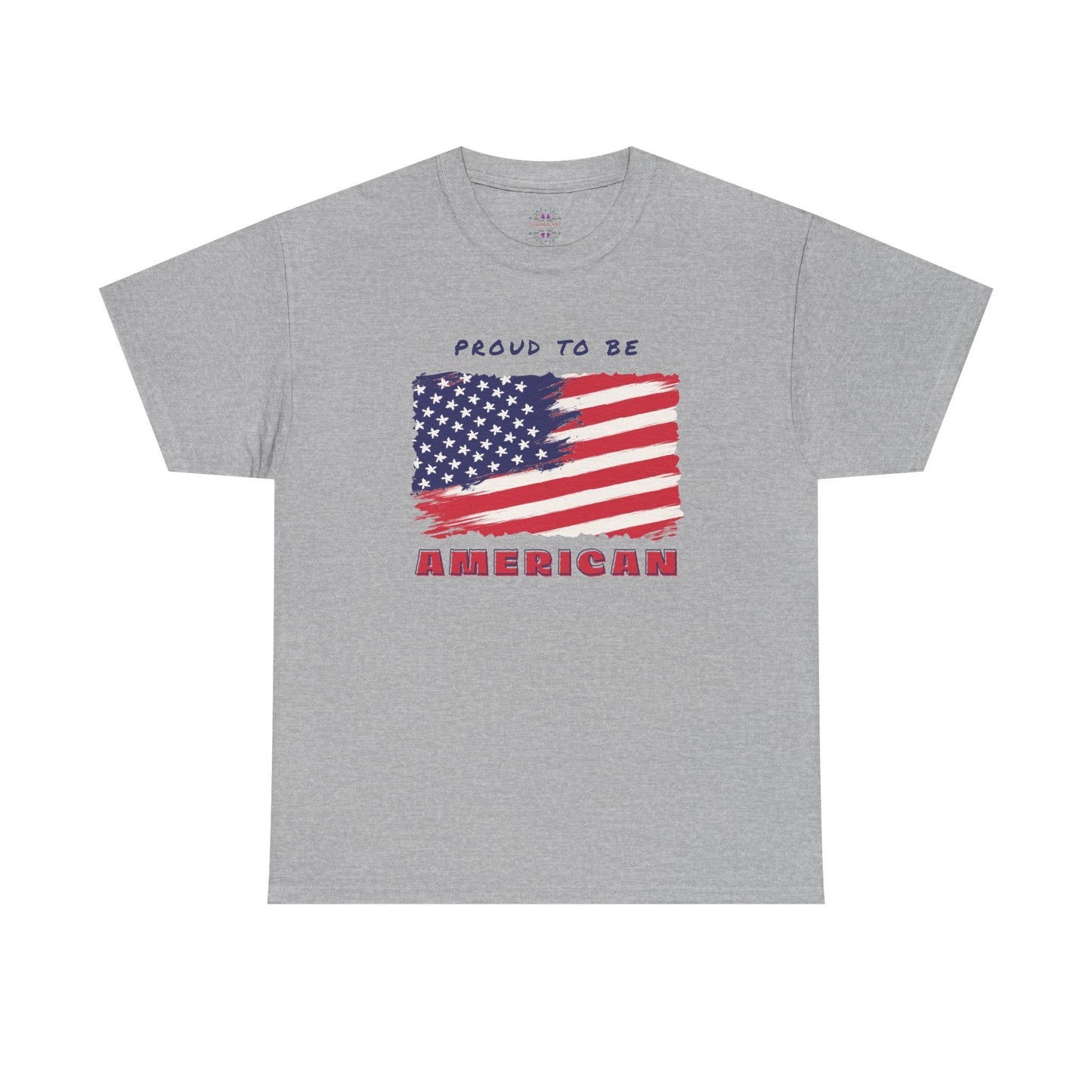 Proud to be American T-Shirt - USA Patriotic Tee USA, Flag Independence Day 4thOfJuly