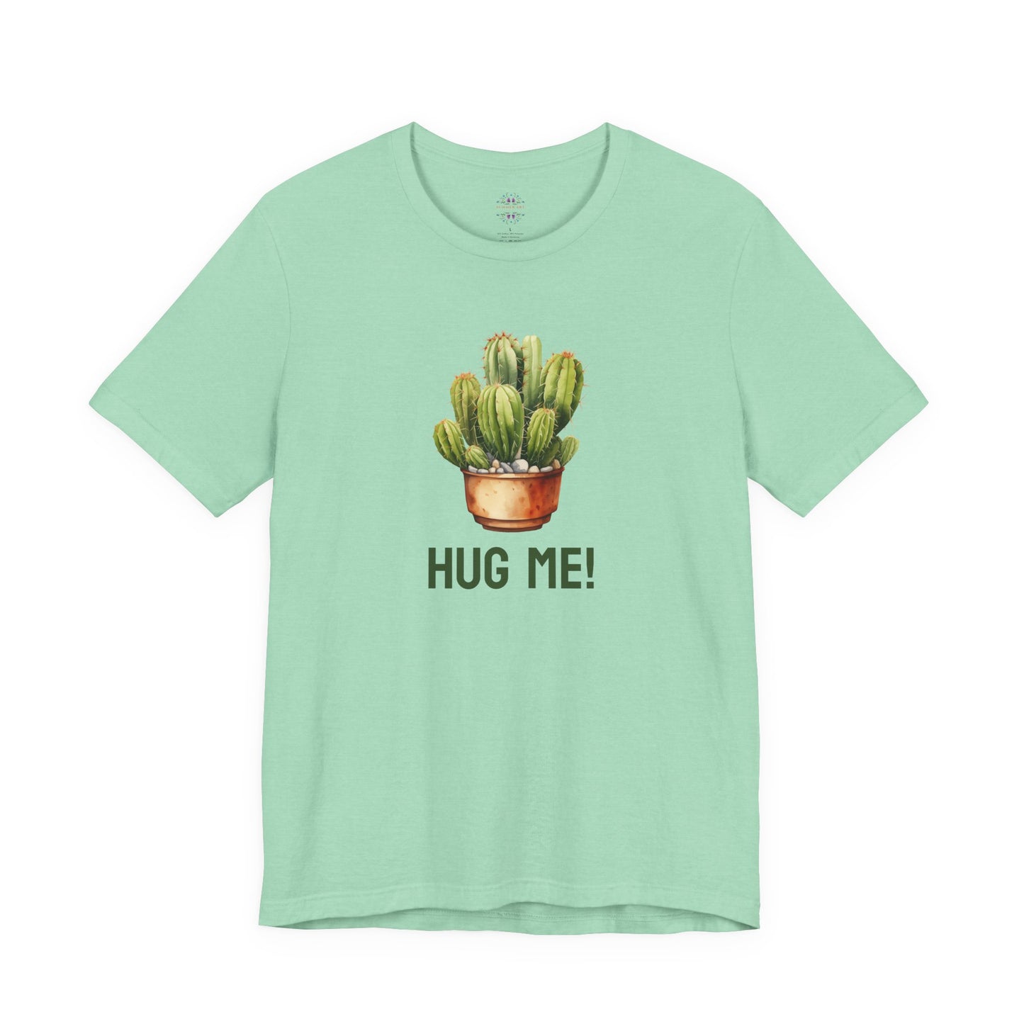 Cactus Tshirt, Succulent Tee, Plant Lover Shirt, Desert Graphic Top, Botanical Print Clothing, Hug me shirt for Friend, Attitude shirt