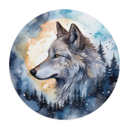 Wolf mouse pad - Gaming mouse pad, PC Computer mouse pad