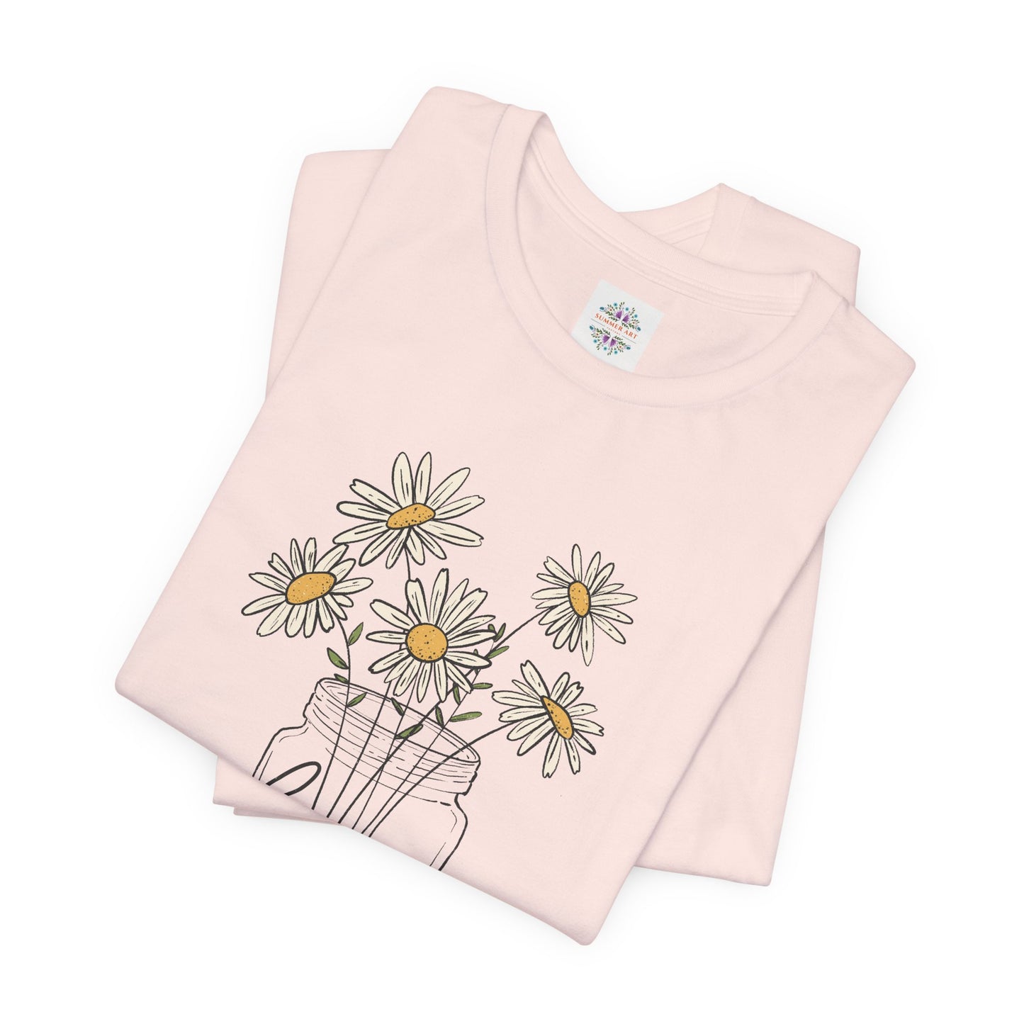 Daisy Floral TShirt, Love gift, Daisy Gifts, Birth Flower Gift, Botanical T-Shirt