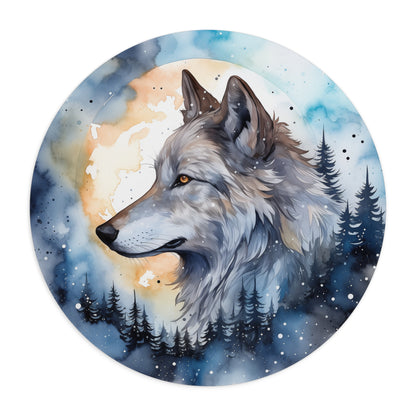 Wolf mouse pad - Gaming mouse pad, PC Computer mouse pad