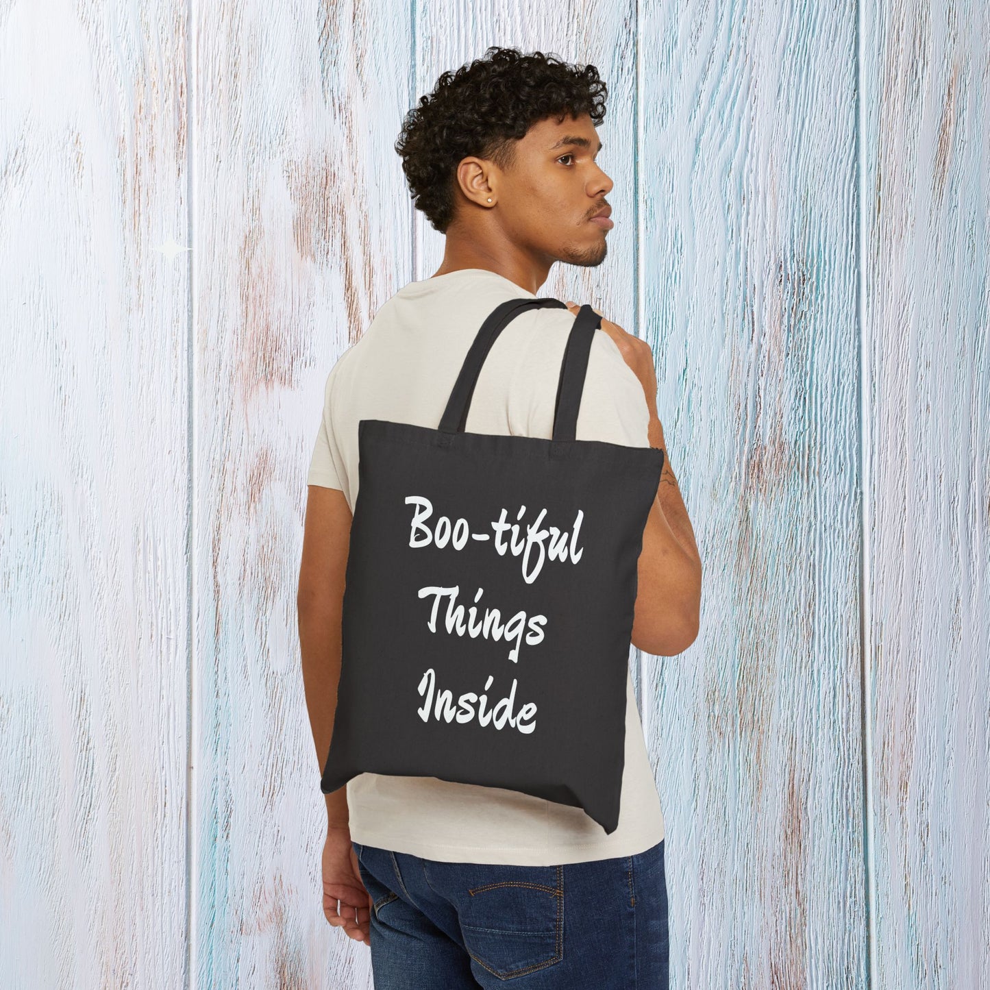 Halloween Tote Bag - Boo-tiful Tote for Trick or Treat, Fall Fashion Gatherings, Pumpkin Spice Lovers, Ghost Bag for Her Eco-Friendly Gift