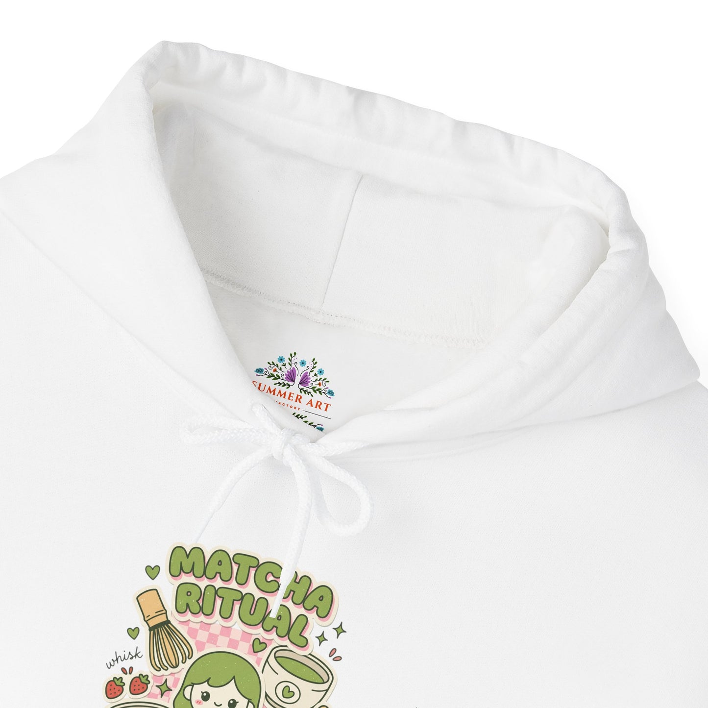 Matcha Cat Latte Hoodie | matcha aesthetic, café girl style
