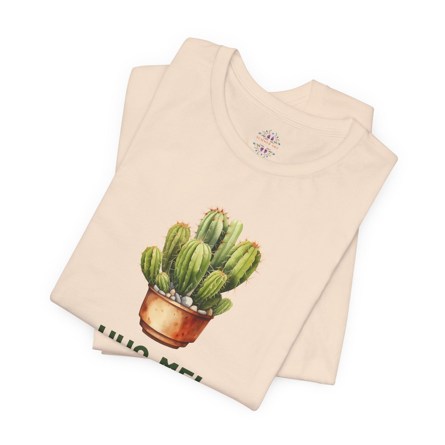 Cactus Tshirt, Succulent Tee, Plant Lover Shirt, Desert Graphic Top, Botanical Print Clothing, Hug me shirt for Friend, Attitude shirt